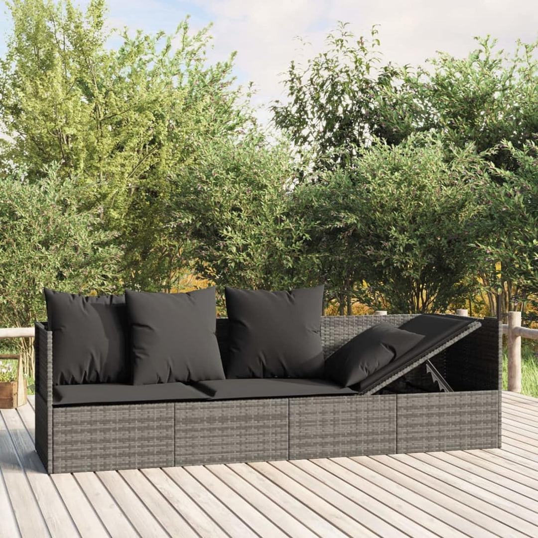 Tidyard Sonnenliege Gartenliege Gartensofa Gartenbett Relaxliege Freizeitliege Rattanliege Outdoor L