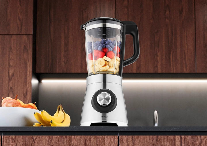Trisa Vario Power Mix Standmixer 1000W – Hochleistungsmixer mit 1,75L Glasbehälter, 5 Geschwindigkei
