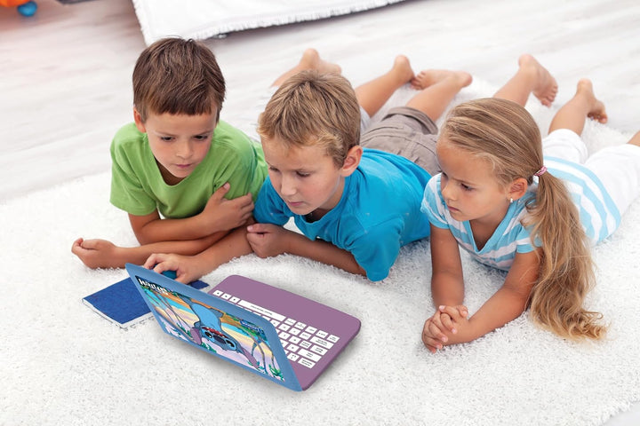 Lexibook, Disney Stitch, zweisprachiger deutsch/englischer Lerncomputer, Spielzeug für Kinder mit 12