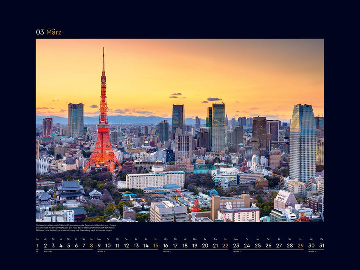 Japan - KUNTH Wandkalender 2026: Hochwertiger, bildstarker Kalender mit Spiralbindung im Grossformat