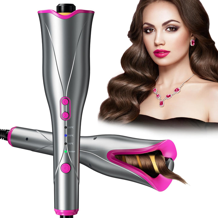 Lockenstab Automatischer, Lockenwickler Anionen-Schutz Auto Haar Curler Keramik Curl Wand Lockenstab