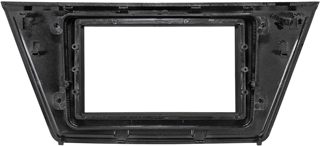 tomzz Audio 2457-054 Doppel DIN Radioblende kompatibel mit VW Touran II 2015-2021 Piano schwarz
