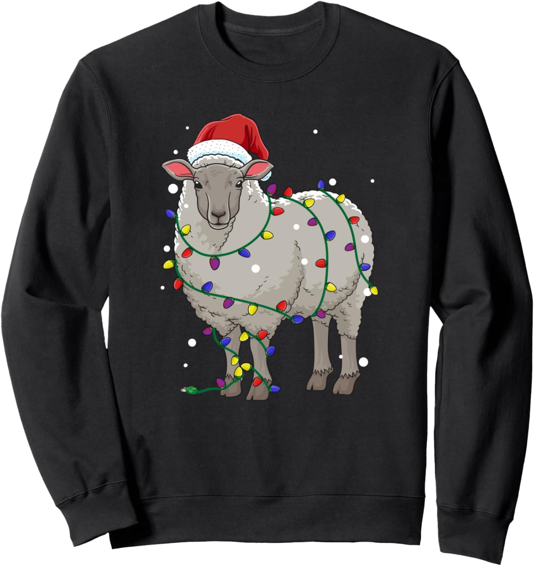 Lustiges Schaf Weihnachten Nikolaus Geschenk Sweatshirt