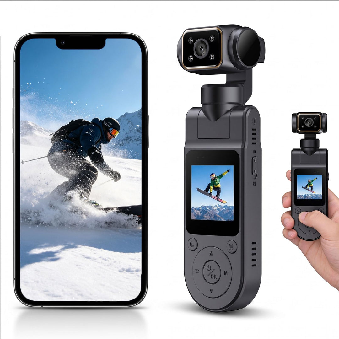 1080P Taschenaktionskamera Handheld Vlogging Kamera Körperkamera