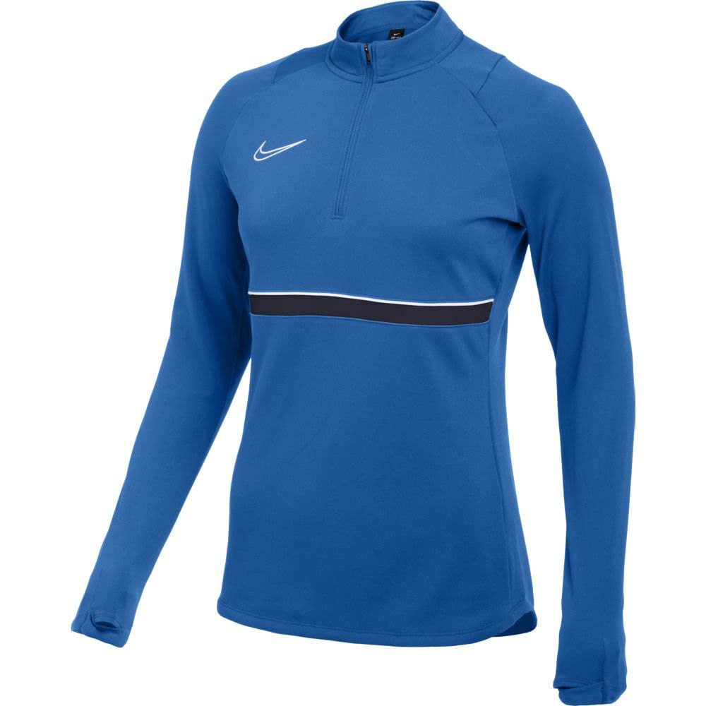 NIKE Damen Dri-fit Academy 21 Trainings-Sweatshirt XL Royal Blue/White/Obsidian/White, XL Royal Blue