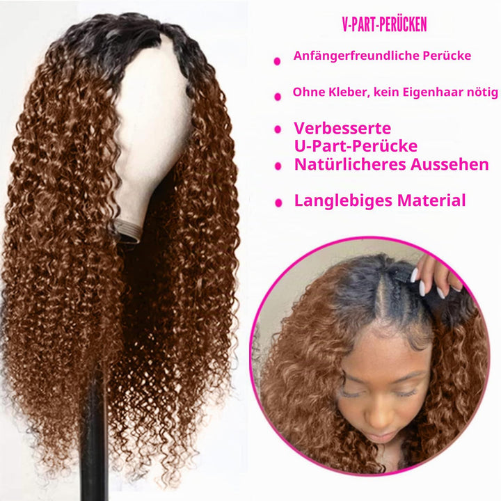 Hight Light V Part Wig Human Hair for Women 10A Upgraded U part Wig Human Hair Beginner Friendly 150