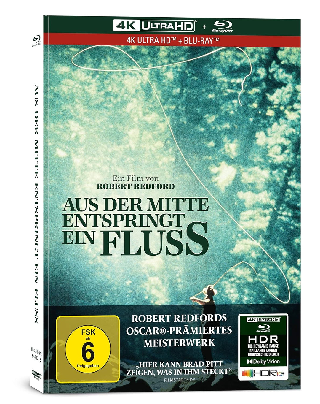Aus der Mitte entspringt ein Fluss - 2-Disc Limited Collector's Edition im Mediabook (4K Ultra-HD/Ul