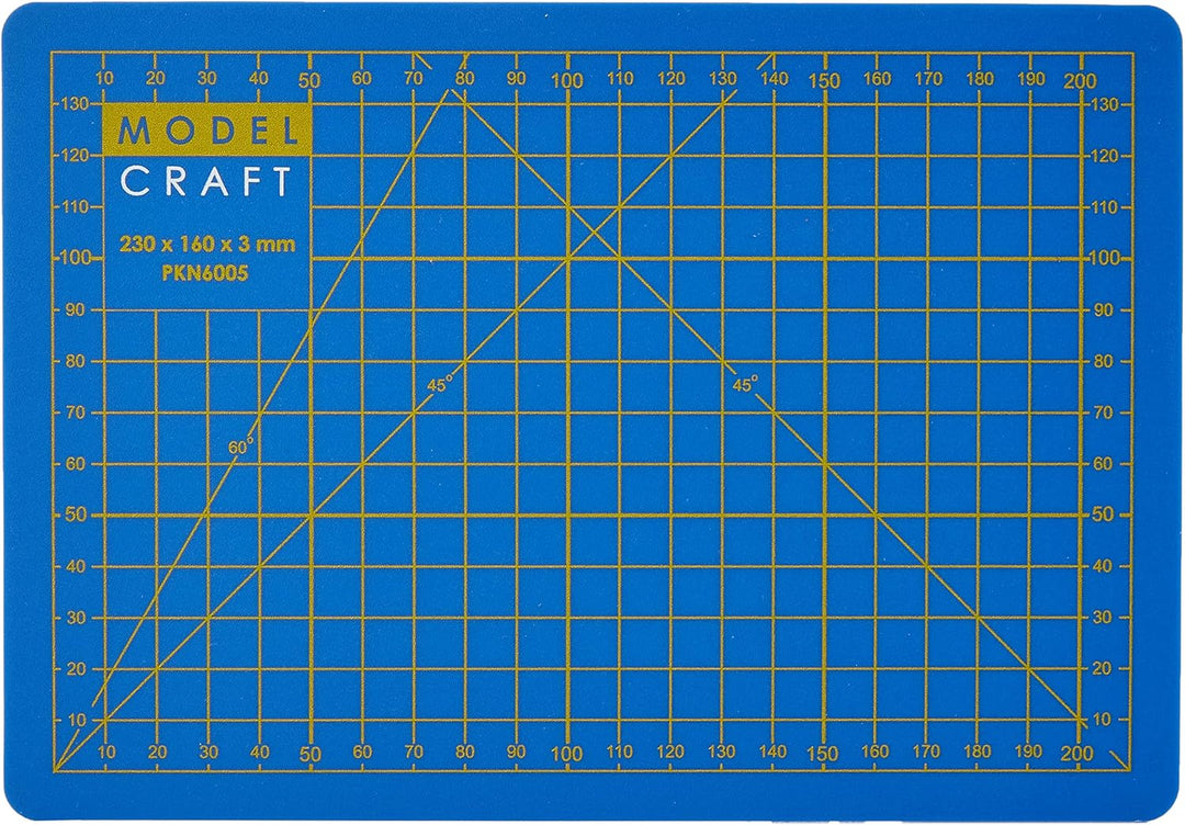 Model Craft A5 Braunelle Schneidematte, blau