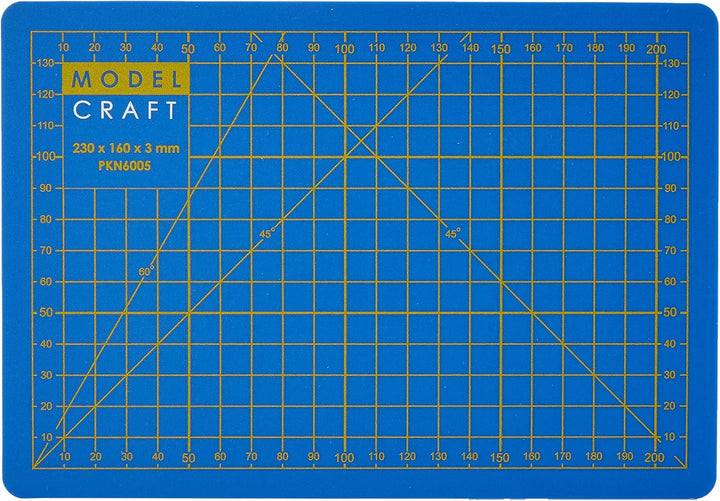 Model Craft A5 Braunelle Schneidematte, blau