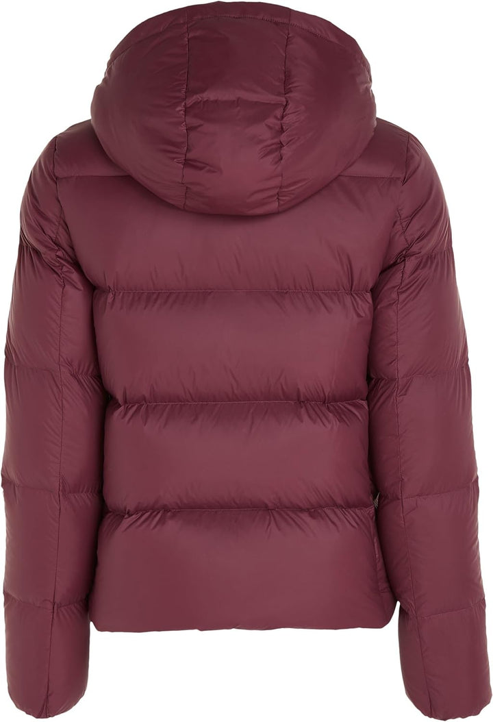 Calvin Klein Damen Mw Down Archetype Short Puffer J20j221646 Daunenjacken (1er Pack) L Lila (Amarant