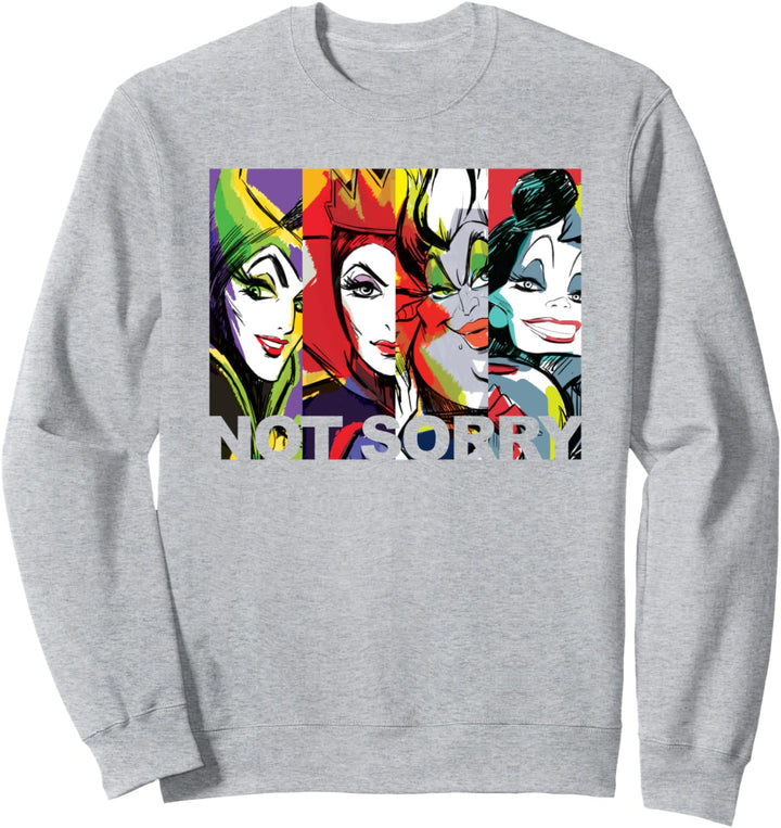 Disney Villains Female Baddies Not Sorry Sweatshirt