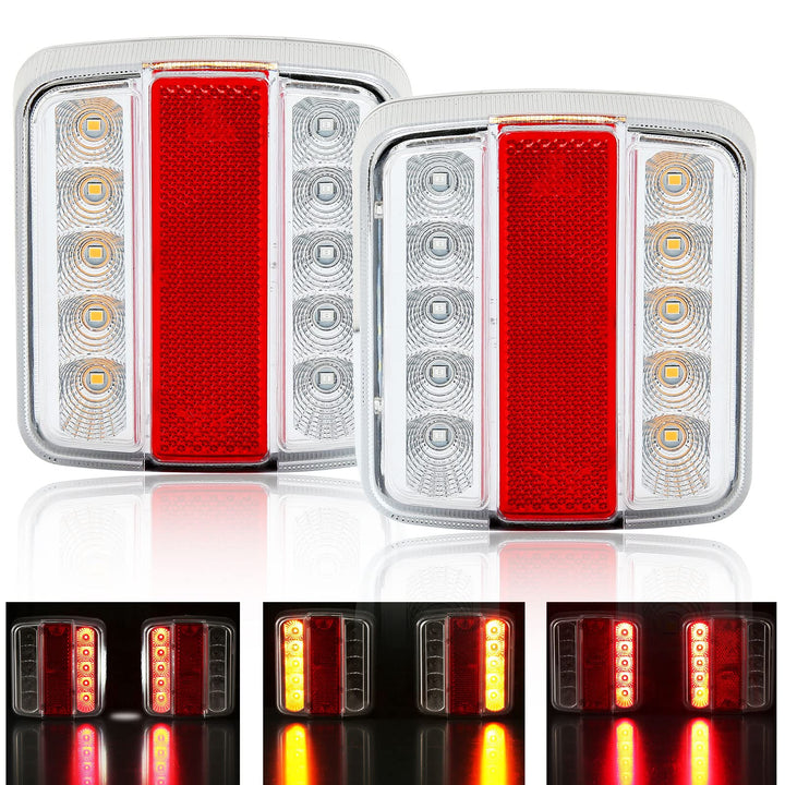 DARKGUARD Anhänger Rückleuchten Set LED,2pcs Rücklichter Für KFZ Anhänger 12v led,Rücklicht Anhänger