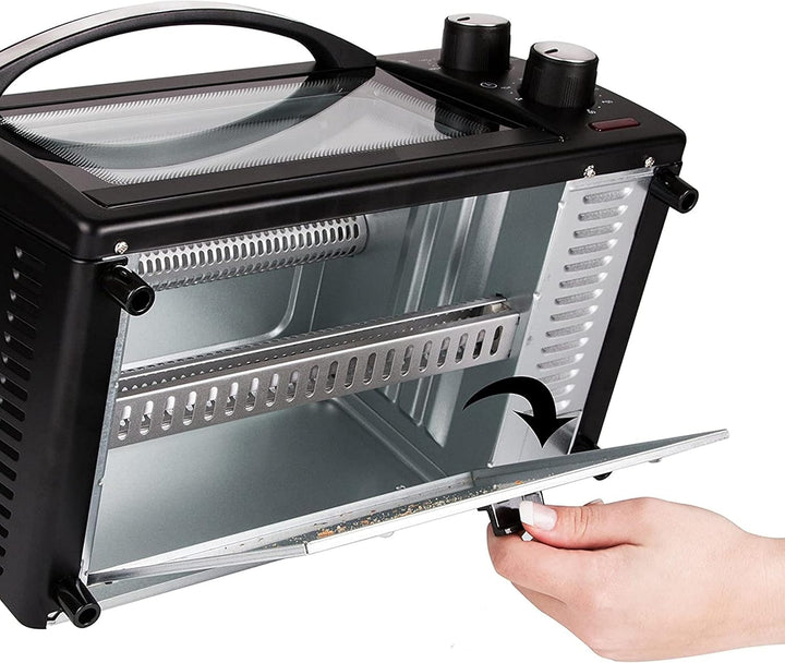 Mini Backofen 9 Liter | 60 min Timer | 800 Watt | 100°-230°C | Minibackofen | Backofen | Mini Oven |