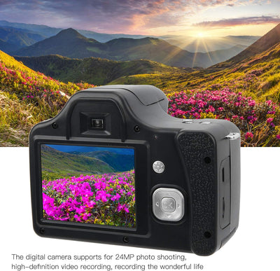 Digitalkamera, Tragbare 24MP 18X Zoom 3in LCD HD Bildschirm SLR Kamera Spiegelreflexkamera Eingebaut