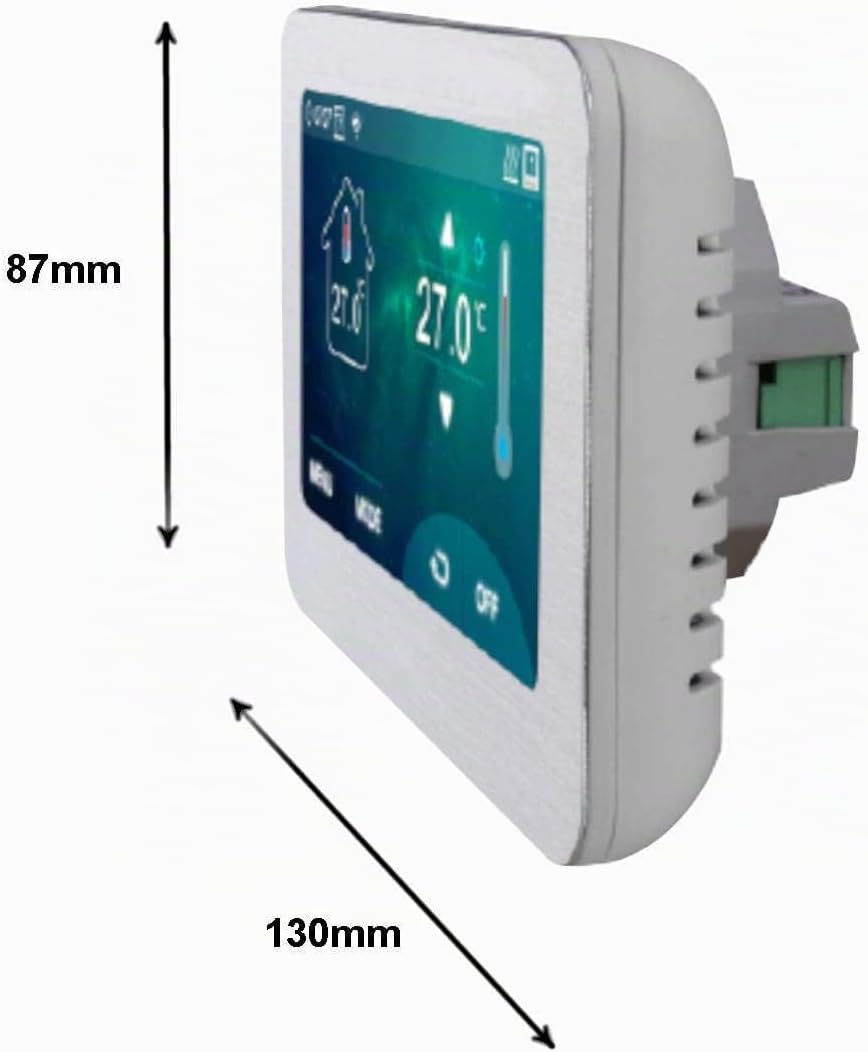 Smartes Thermostat Optima WLAN 7" Touch | per Smartphone steuerbar | Tuya Smart App | Raumregler