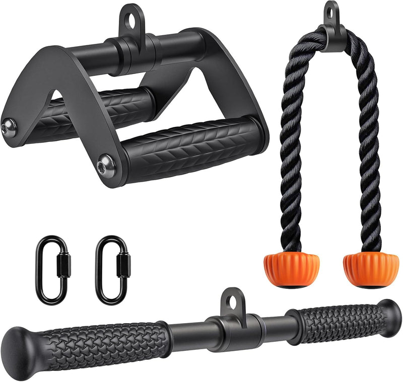 SELEWARE Handles for Cable pulls, Cable pulls kabelzug LAT pulldown bar, kabelzug Fitness Biceps Tri