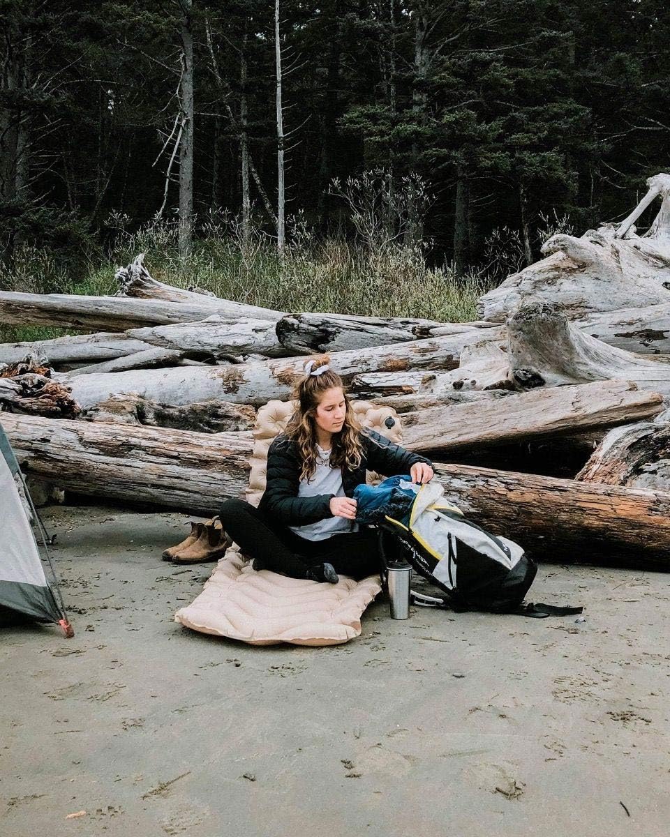 KLYMIT Static V Luxe SL, Isomatte, extra breit, Bester Komfort für Auto-Camping, Reisen und Rucksack