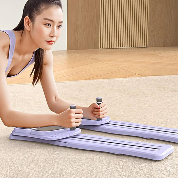 Pilates Reformer Set | Bauchmuskel Trainingsgerät - Klappbares Gerät Für Bauchmuskeltraining Und Cor