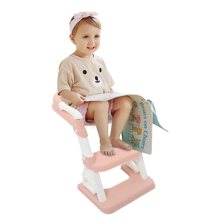 Toilettenleiter für Kinder 2-In-1 Toilettensitz Kinder mit Treppe Kindertoilettensitz mit Treppe 37