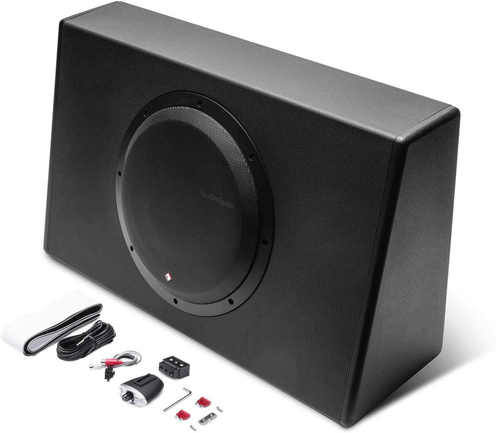 Rockford Fosgate Punch P300-12T Verstärkter Subwoofer für LKW, 30,5 cm, 300 W, Schwarz, Schwarz