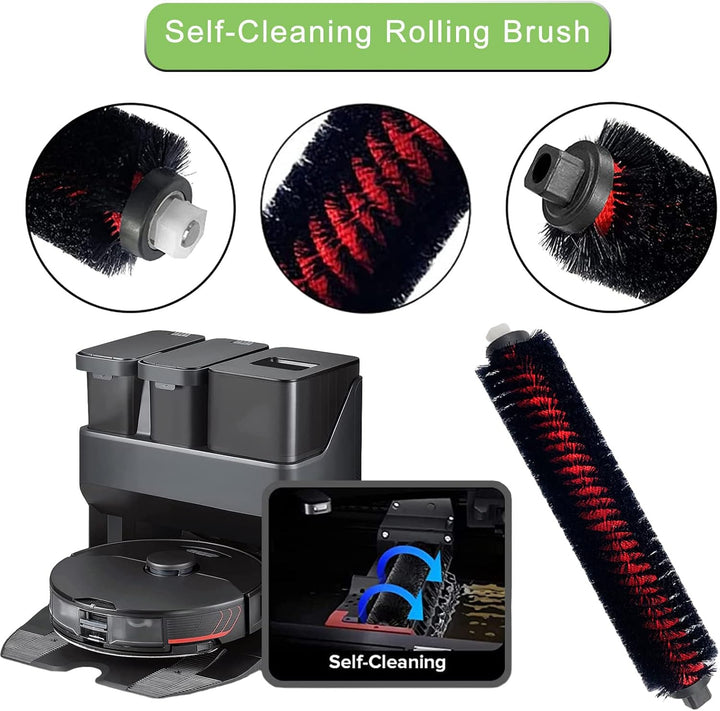 AiLomey Zubehör für Roborock S7 MaxV Ultra, Ersatzteile für Roborock S7 Pro Ultra, 2 Hauptbürste, 1
