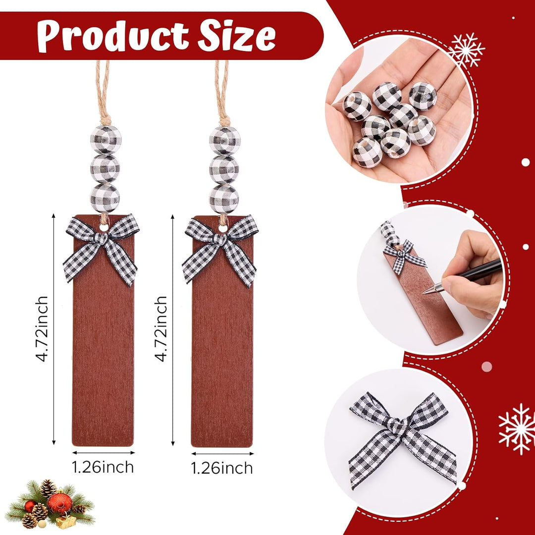 Weihnachtsstrümpfe, Kamin, Weihnachtsbaumschmuck, Ornamente für Urlaub, Familie, Freunde, Weiss, 4 S