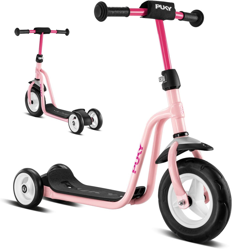 PUKY R 1 Classic Scooter | Sicherer Roller für Kinder ab 2 Jahren | Rutschfestes Trittbrett | Höhenv