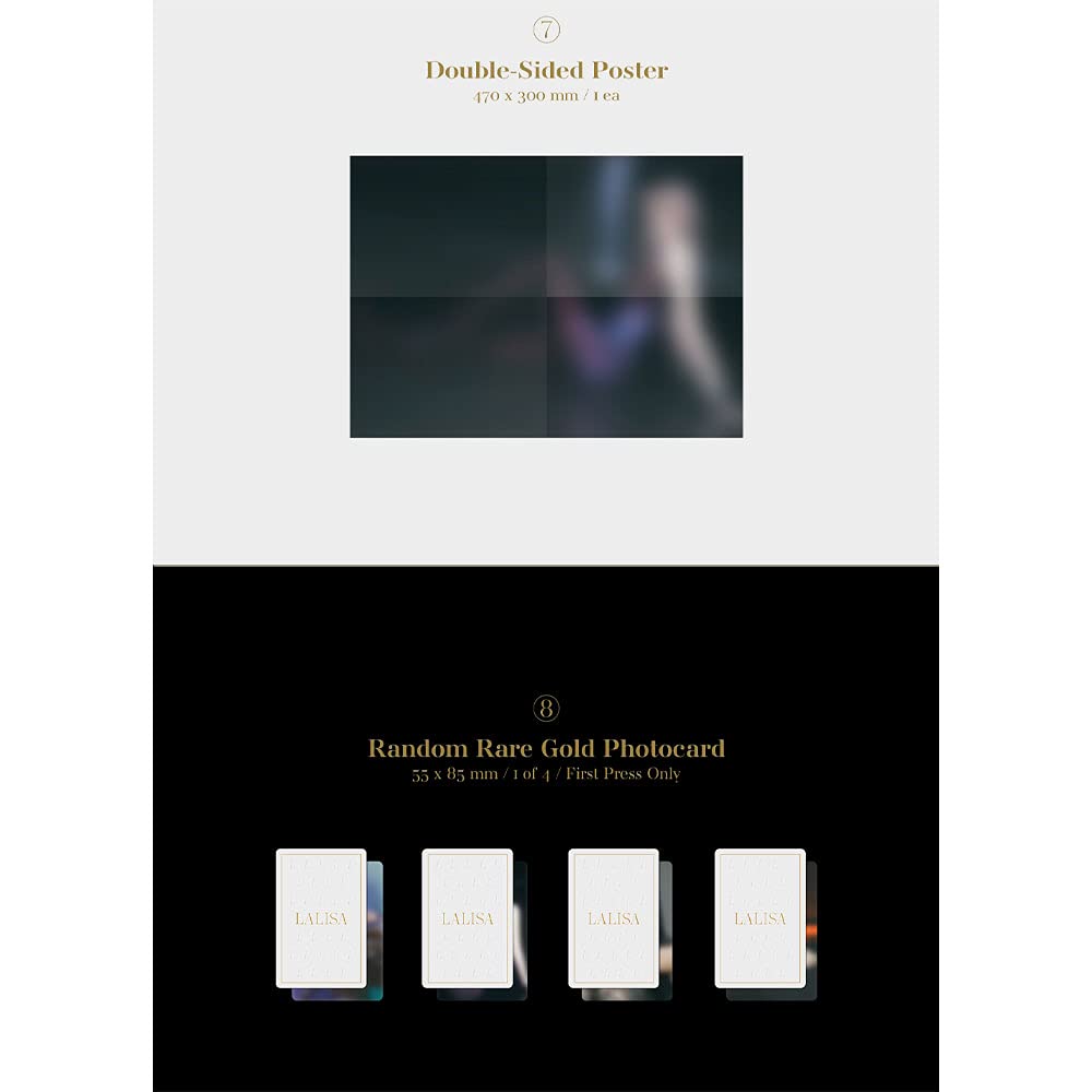 LALISA LISA First Single Album [Incl. Pre-Order Benefit] (GOLD VER.)