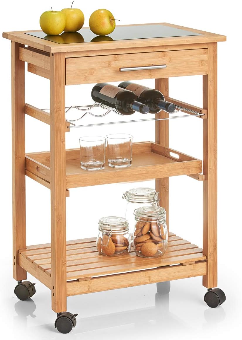 Zeller Memobord, Bambus, 40 x 40 cm, Beige, 13778