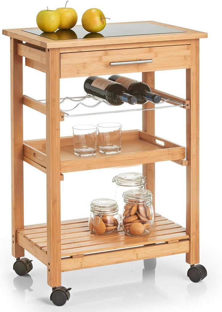 Zeller Memobord, Bambus, 40 x 40 cm, Beige, 13778