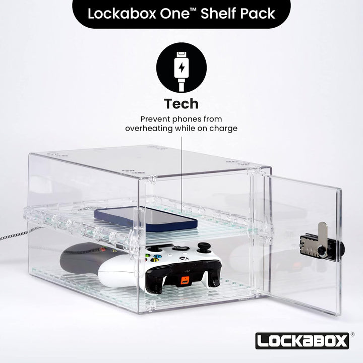 Lockabox One™ Regalpaket 2.0 | Herausnehmbare Einlegeböden und Bodeneinsätze für mehr Flexibilität u