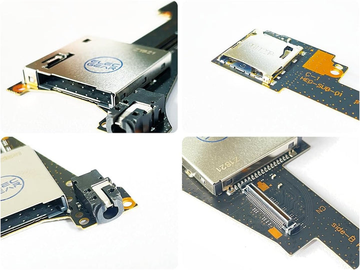 ElecGear Spiel und Micro-SD Kartenleser Ersatz für Switch OLED HEG-001, Spielkarten und TF Speicherk