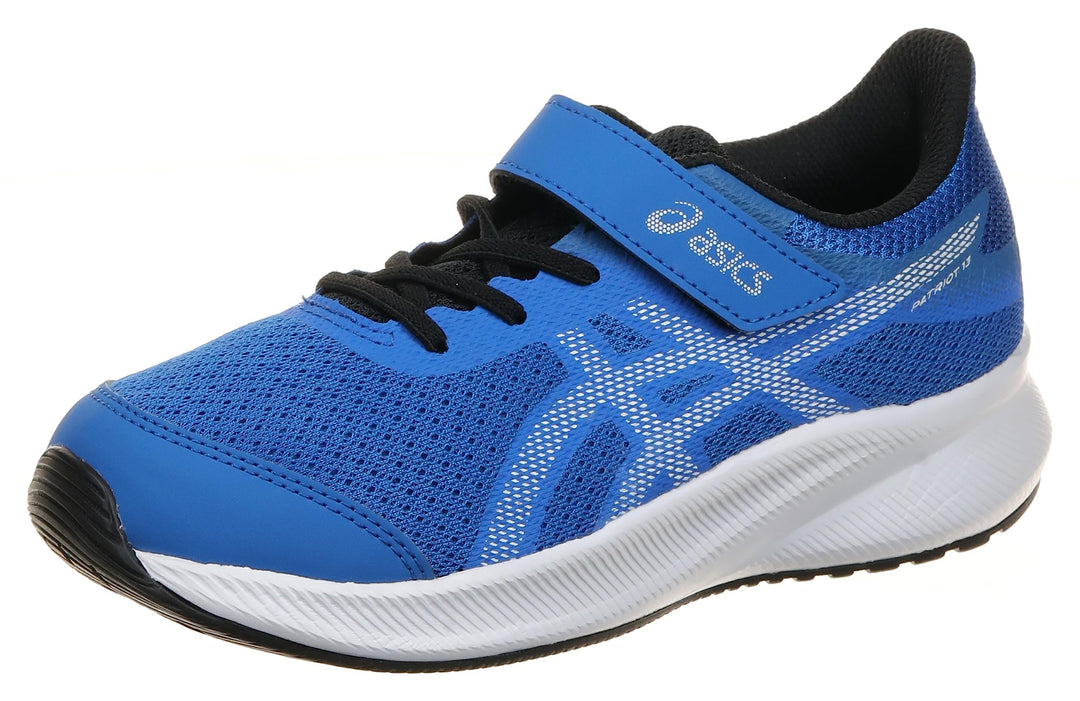 ASICS Jungen Patriot 13 Ps Sneaker 27 EU Illusion Blue White, 27 EU Illusion Blue White
