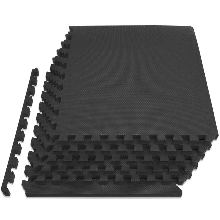 ProsourceFit Extra Thick Puzzle Exercise Mat 3/4” and 1", Eva Foam Interlocking Tiles for Protective