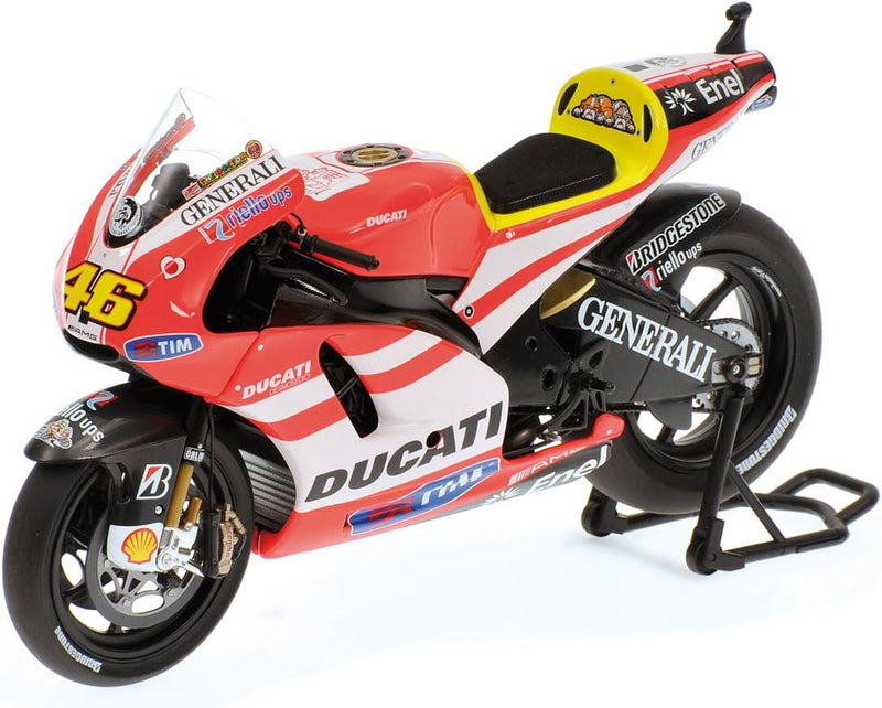 Minichamps 122110046 - Ducati Desmosedici - Valentino Rossi, Moto GP, Massstab: 1:12