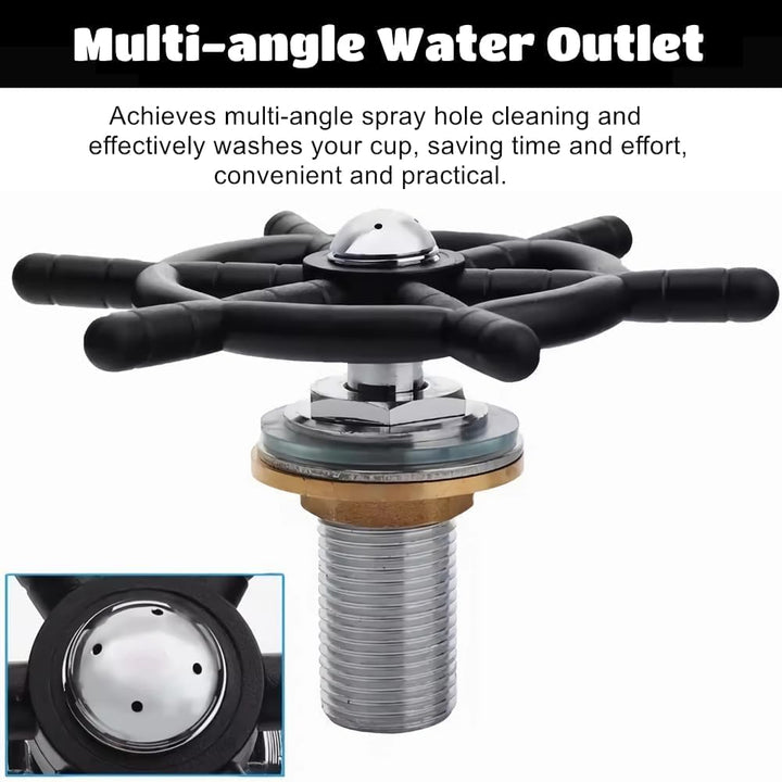 Edelstahl Cup Washer, Bar Glass Rinser Wasserhahn Head Rinser Washer Steaming Pitcher für Bierglas K