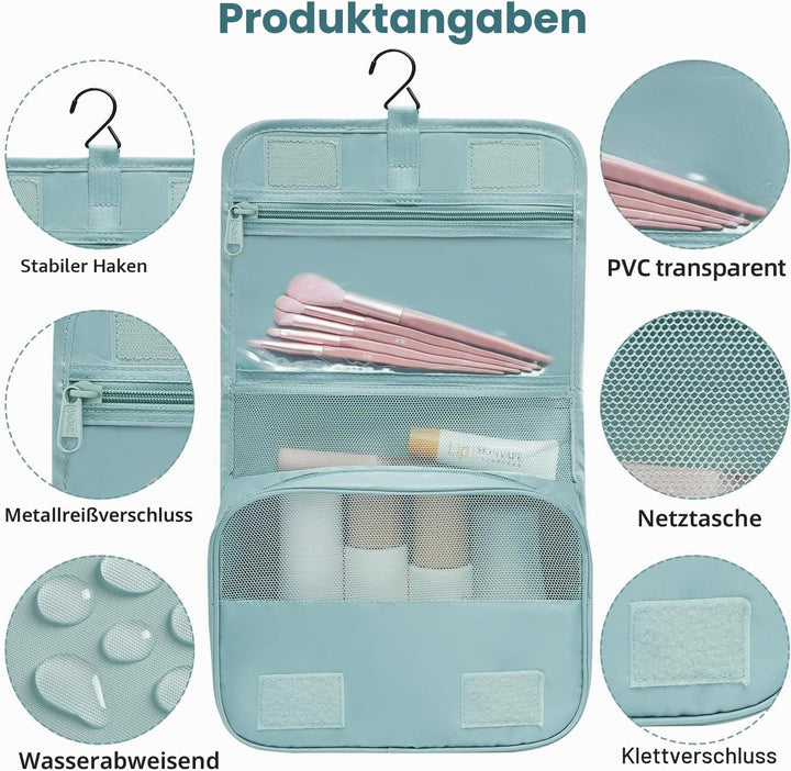 BAGAIL 10er-Set Packwürfel in verschiedenen Grössen Packorganizer für Reisezubehör Handgepäck Koffer