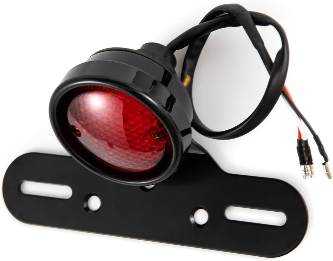 E24 E-Geprüft Motorrad Rücklicht LED Mit Halterung 12V Bremslicht Kennzeichenbeleuchtung Rotlicht fü