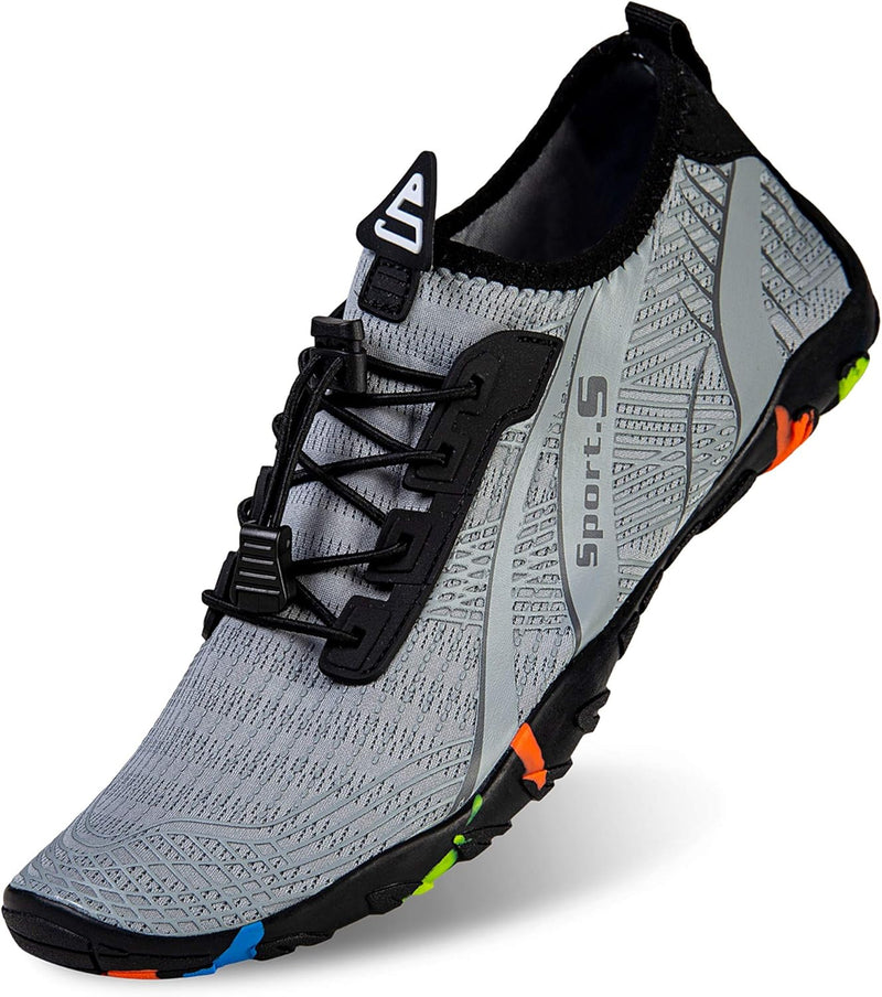 IceUnicorn Strandschuhe Badeschuhe Damen Herren Schwimmschuhe Aquaschuhe Sommer Schnell Trocknend Su