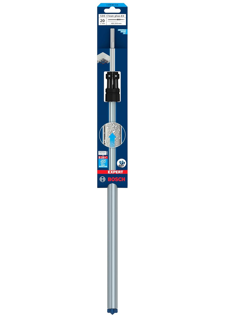 Bosch 1x EXPERT SDS Clean plus-8X Hammerbohrer für chemische Verankerungen (Ø 20,00 mm, Professional