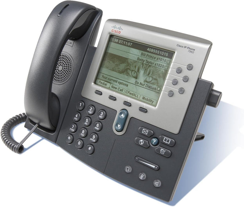 Cisco CP-7962G-CH1 Unified IP Telefon silber/dunkelgrau