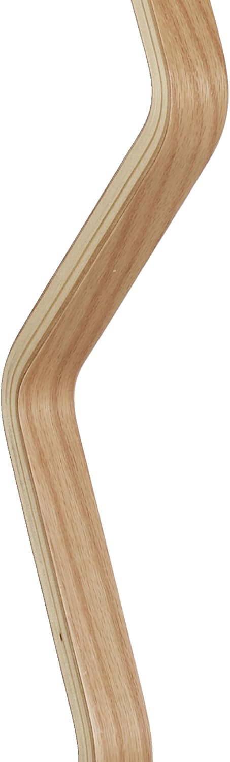 Relaxdays Handtuchständer, HxBxT: 86 x 37 x 18 cm, Metall, Holz, 2 Stangen, stehender Handtuchhalter
