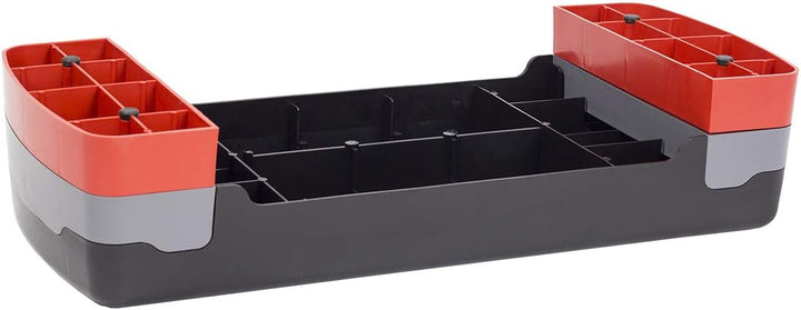 HMS Unisex Aerobic Step, 17-44-008, 5907695587357, Rot/Schwarz, Einheitsgrösse