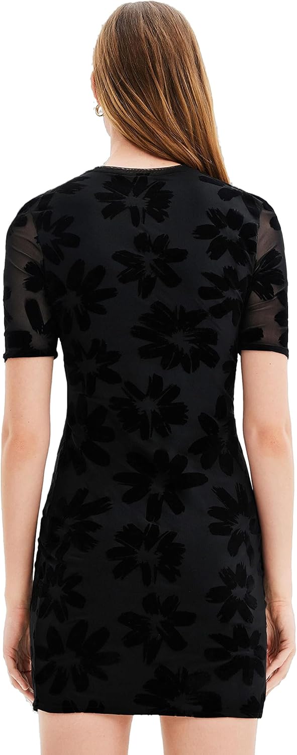 Desigual Damen Dress M Schwarz, M Schwarz