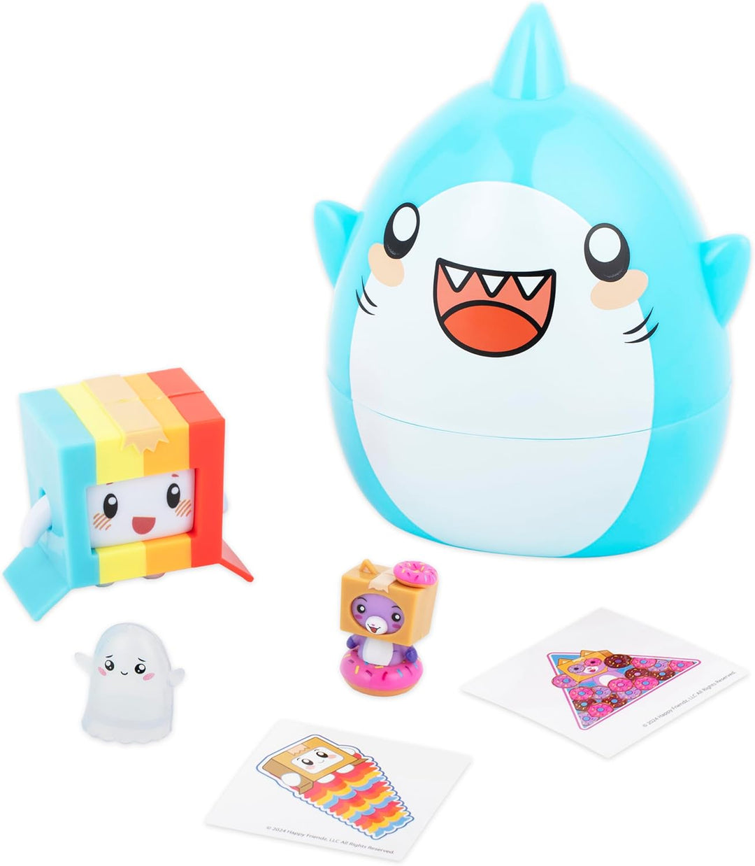 LankyBox Mystery Thicc Shark Glow Pack Mystery Thicc Shark Glow Pack mit 5 spannenden Spielzeugen zu