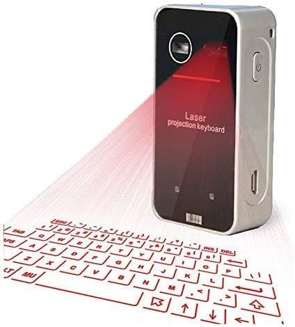 AGS Virtuelle Bluetooth-Tastatur und Maus für iPhone, iPad, Smartphone und Tablets