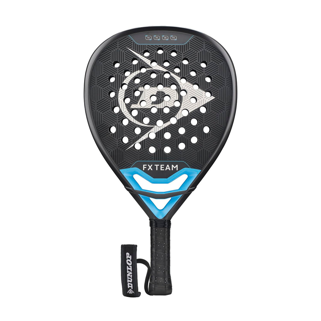 Dunlop FX Padel Schläger – Graphit- und Carbonrahmen – Für Junioren, Anfänger und Fortgeschrittene S