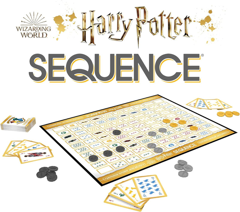 Sequence Harry Potter - Ein Brettspiel Für Kinder und Erwachsene Ab 7 Jahren - Strategisches Kartens