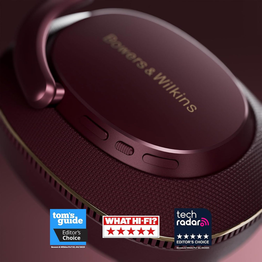 Bowers & Wilkins Px7 S3 Over-Ear-Kopfhörer mit Geräuschunterdrückung, kabellos, aptX™ Lossless, Schn