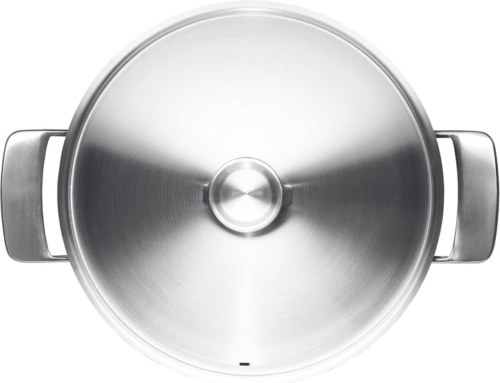 Fiskars Taiten Aluminium-Bräter mit Deckel, 28 cm, Antihaftbeschichteter Schmortopf aus 100% recycel
